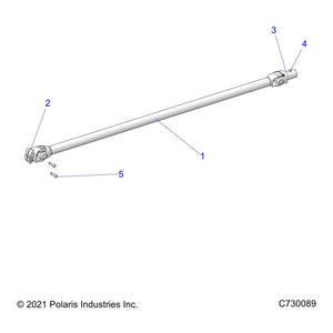 Assembly-Propshaft by Polaris 1336936 OEM Hardware P1336936 Off Road Express