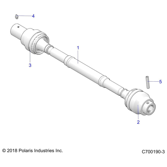 Assembly-Propshaft,Front by Polaris