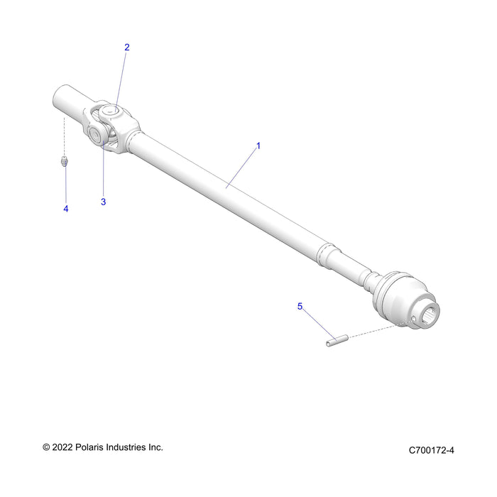 Assembly-Propshaft,Front by Polaris