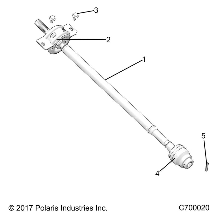 Assembly-Propshaft,Front by Polaris