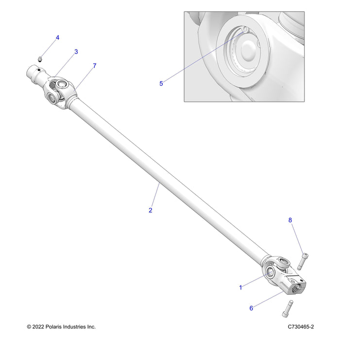 Assembly-Propshaft,Front by Polaris