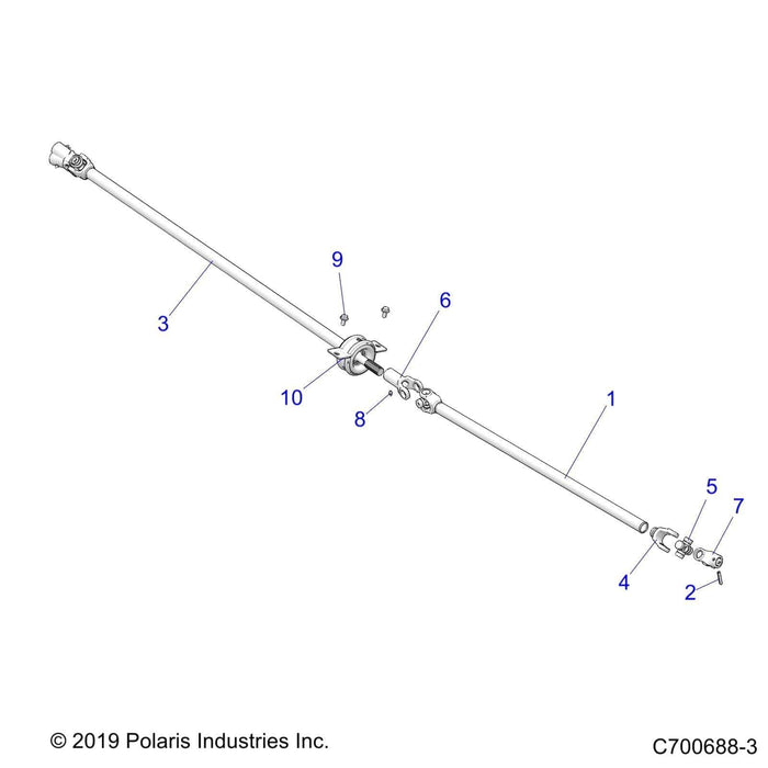 Assembly-Propshaft,Rear by Polaris