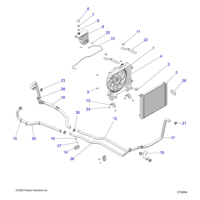 Assembly-Radiator by Polaris