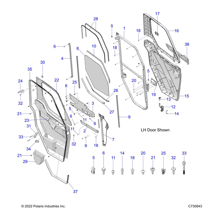 Assembly-Regulator,Crank Window,Right by Polaris