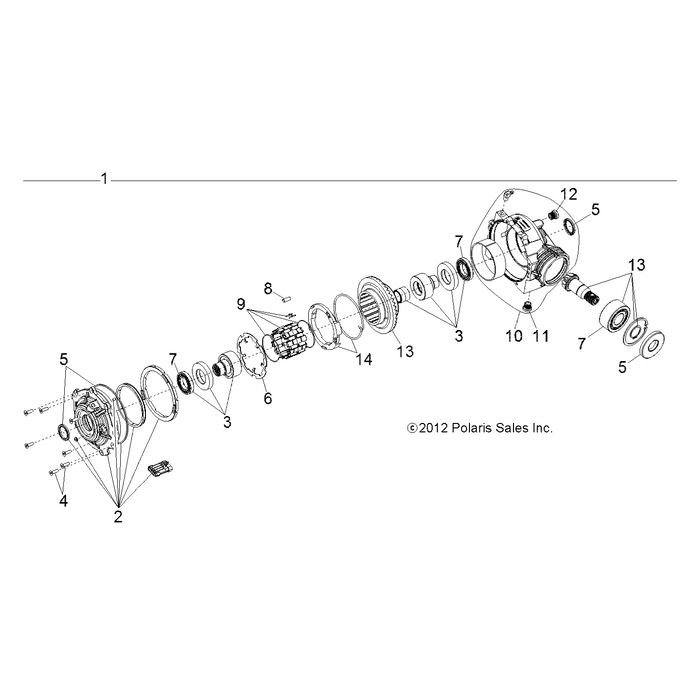 Assembly-Roll Cage,Al(T) by Polaris