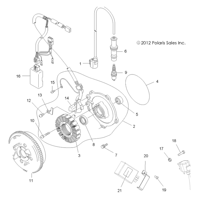 Assembly-Screw And Washer by Polaris