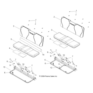 Assembly-Seat Back,Rngr Browning Le by Polaris 2683960 OEM Hardware P2683960 Off Road Express Drop Ship