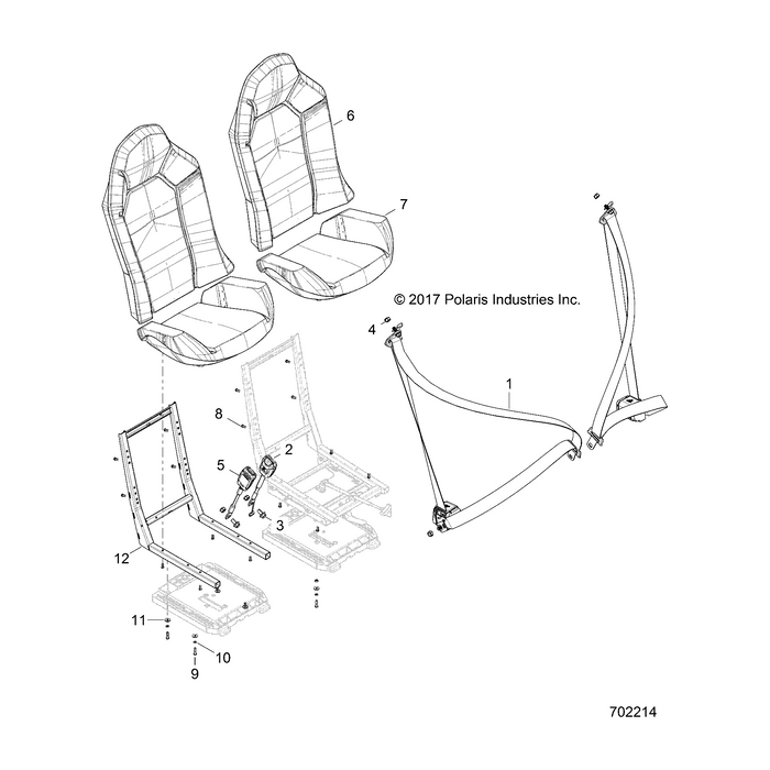 Assembly-Seat Belt,3Pt by Polaris