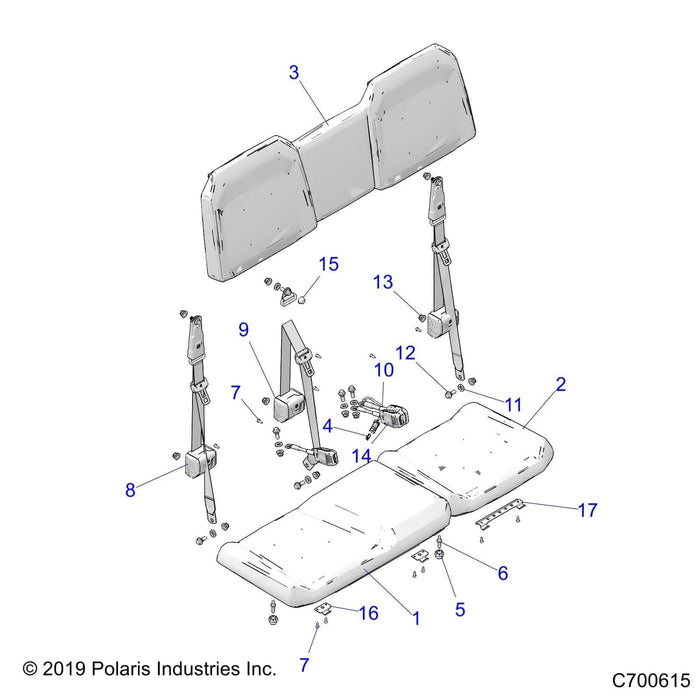 Assembly-Seat Belt,3Pt by Polaris