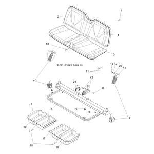 Assembly-Seat Belt,3Pt,Ev by Polaris 2634186 OEM Hardware P2634186 Off Road Express