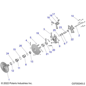 Assembly-Sheave,Stat,P90X,Hd by Polaris 5143478 OEM Hardware P5143478 Off Road Express