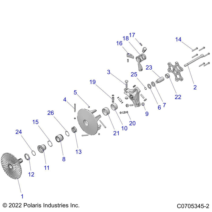 Assembly-Sheave,Stat,P90X,Hd by Polaris