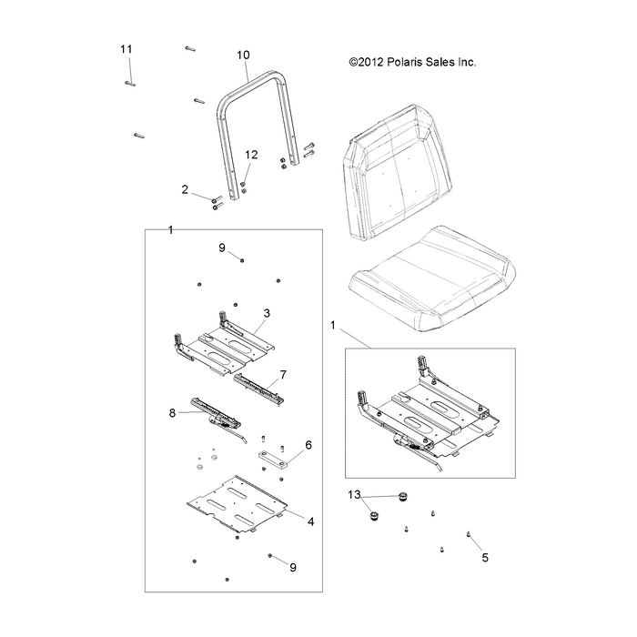 Assembly-Slide,Seat by Polaris