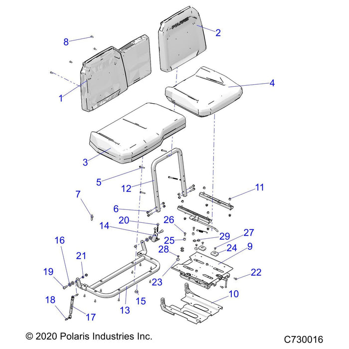 Assembly-Slider, Adjuster,Rgr by Polaris