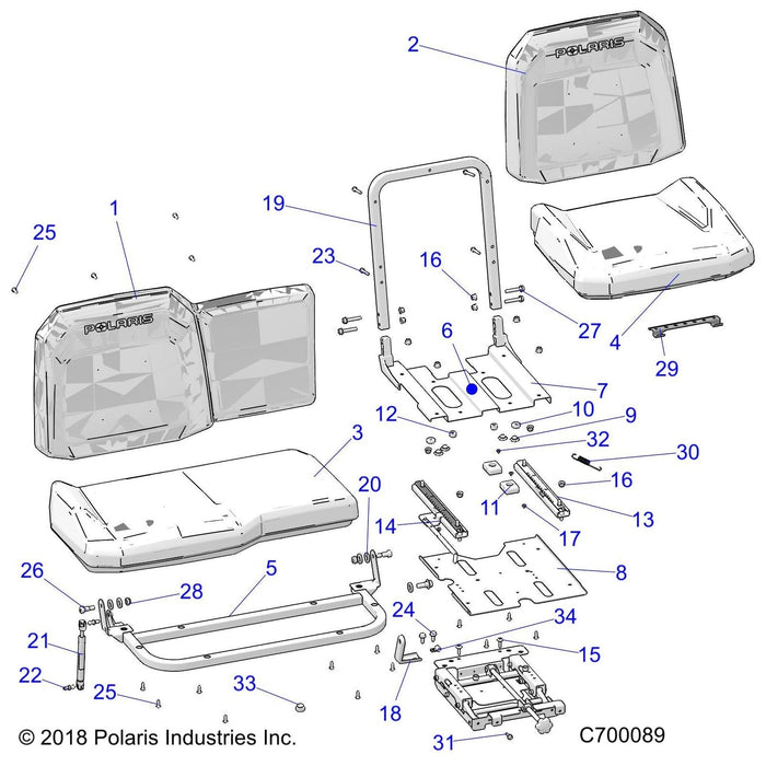 Assembly-Slider, Adjuster Zeus by Polaris