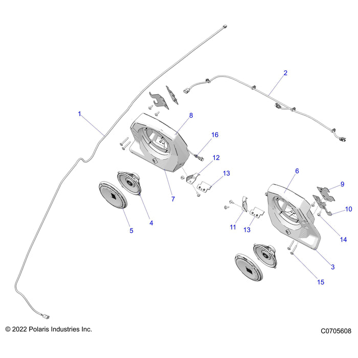 Assembly-Speaker,Rear,Lh by Polaris