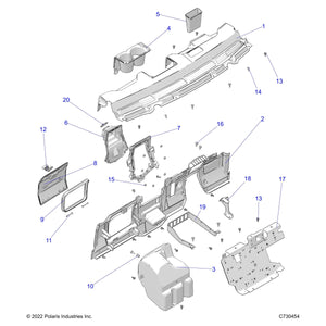 Assembly-Steering Grommet by Polaris 2638592 OEM Hardware P2638592 Off Road Express