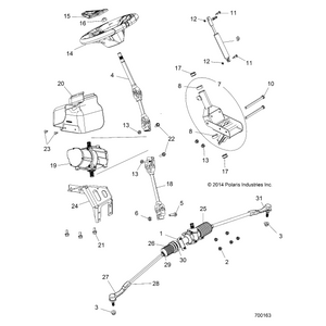 Assembly-Tilt,Steer,Rvtd,M10,Eu,Blk by Polaris 1824294-458 OEM Hardware P1824294-458 Off Road Express