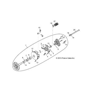 Assembly-Weight,Shift,35-69 (3) by Polaris 1323684 OEM Hardware P1323684 Off Road Express