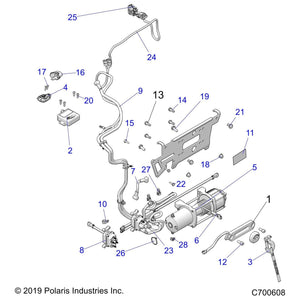 Assembly-Winch W/Cntr,45Prohd,Hs by Polaris 2637581 OEM Hardware P2637581 Off Road Express Drop Ship