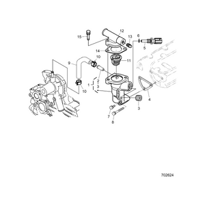 Assy Cover Thermo by Polaris 3070698 OEM Hardware P3070698 Off Road Express