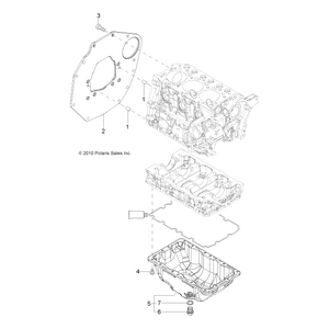 Assy-Oil Pan by Polaris 3070401 OEM Hardware P3070401 Off Road Express Drop Ship