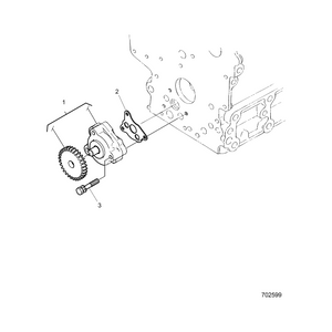 Assy Oil Pump Full by Polaris 3070553 OEM Hardware P3070553 Off Road Express