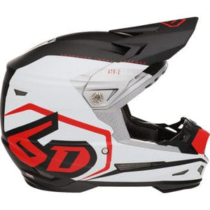 ATR-2 Delta Helmet By 6D Helmets 12-3414 Off Road Helmet 01108551 Parts Unlimited Drop Ship XS / Red