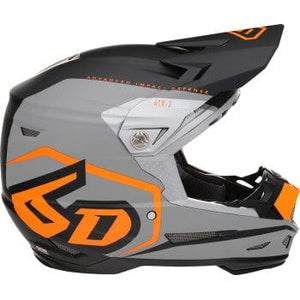 ATR-2 Delta Helmet By 6D Helmets 12-3434 Off Road Helmet 01108564 Parts Unlimited Drop Ship XS / Orange