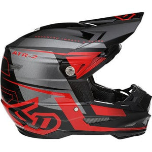 ATR-2 Mach Helmet By 6D Helmets 12-3324 Off Road Helmet 01108538 Parts Unlimited Drop Ship Red / XS