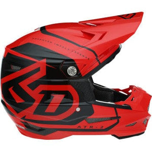 ATR-2 Torque Helmet By 6D Helmets 12-3224 Off Road Helmet 01108513 Parts Unlimited Drop Ship XS / Red