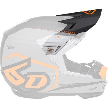 ATR-2 Visor - Delta - Neon Orange by 6D Helmets