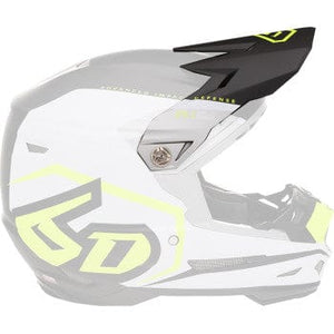 ATR-2 Visor - Delta - Neon Yellow by 6D Helmets 72-6122 Helmet Visor 01321757 Parts Unlimited