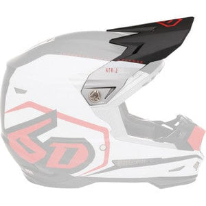 ATR-2 Visor - Delta - Red by 6D Helmets 72-6121 Helmet Visor 01321756 Parts Unlimited