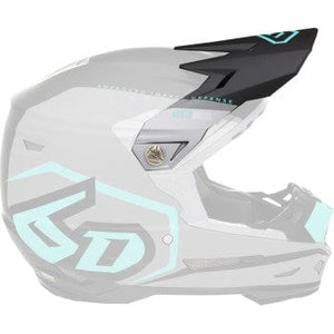 ATR-2 Visor - Delta - Teal by 6D Helmets 72-6120 Helmet Visor 01321755 Parts Unlimited