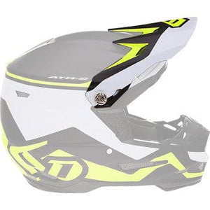 ATR-2 Visor - Drive - Neon Yellow by 6D Helmets 72-6097 Helmet Visor 01321701 Parts Unlimited