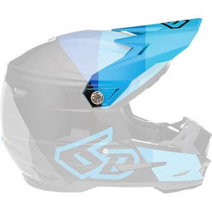 ATR-2 Visor - Range - Blue by 6D Helmets 72-6109 Helmet Visor 01321746 Parts Unlimited