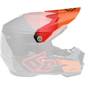 ATR-2 Visor - Range - Red by 6D Helmets 72-6111 Helmet Visor 01321747 Parts Unlimited