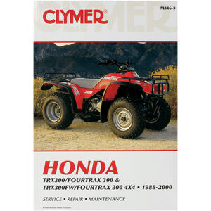 Atv Repair Manual Honda By Clymer CM3463 ATV Repair Manual M346 Parts Unlimited