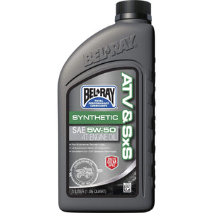 Atv & Sxs Synthetic 4T Engine 5W50 12/Case by Bel Ray 302664150160 Engine Oil Synthetic 840-0071 Western Powersports