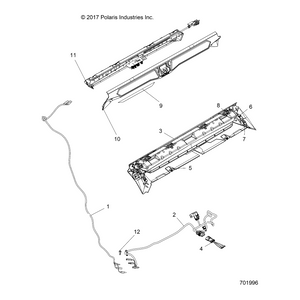 Audio Enclosure, Route, Ovhd by Polaris 5452623 OEM Hardware P5452623 Off Road Express