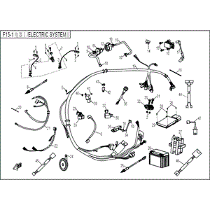 Auxiliary Cable by CF Moto 9030-150300 OEM Hardware 9030-150300 Northstar Polaris