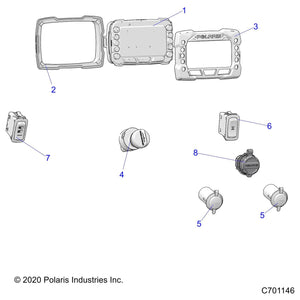 Awd Switch by Polaris 4018371 OEM Hardware P4018371 Off Road Express