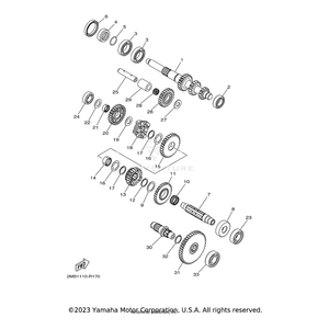 Axle, Drive by Yamaha 2MB-E7421-00-00 OEM Hardware 2MB-E7421-00-00 Off Road Express