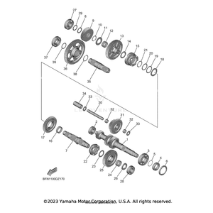 Axle, Drive by Yamaha BG4-17421-00-00 OEM Hardware BG4-17421-00-00 Off Road Express