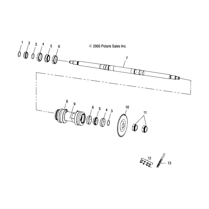 Axle Housing, Rear by Polaris