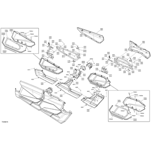 B-429, LH Central Latch Trim by Can-Am 705016580 OEM Hardware 705016580 Off Road Express Peach St