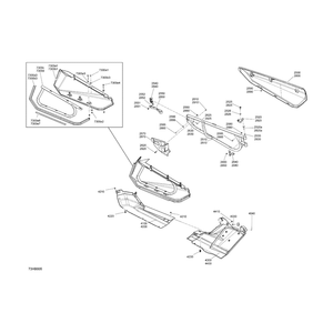 B-429, LH Front Door Panel by Can-Am 705016361 OEM Hardware 705016361 Off Road Express Peach St