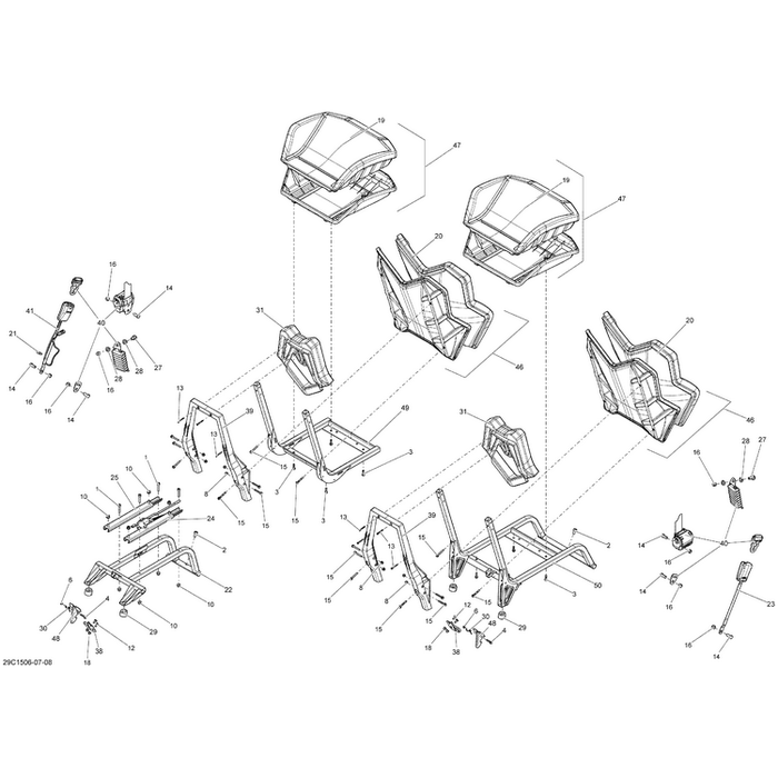 Backrest Assembly by Can-Am