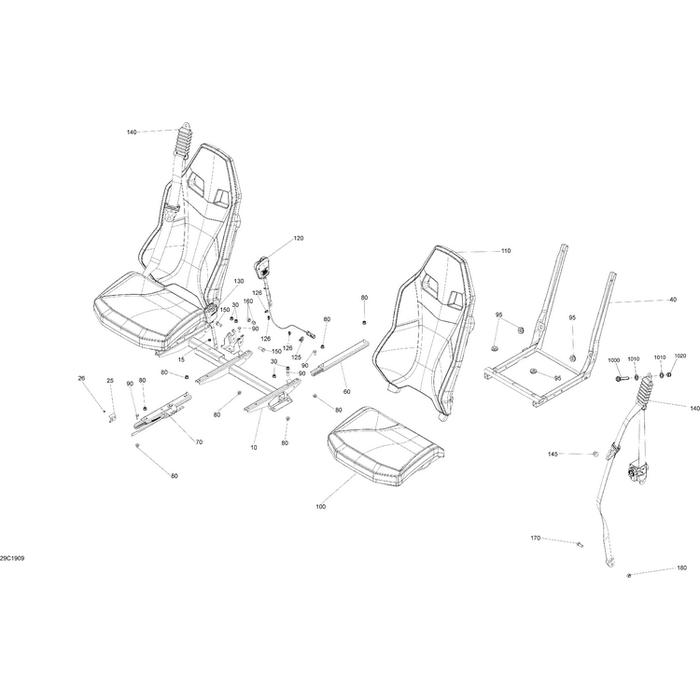 Backrest Assy by Can-Am